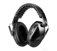 Lorrtta Kids Noise Canceling Earmuffs - Adjustable & Soft Hearing Protection for Children, Great for Sleep, Travel, Focus & Autism Sensitivity (Black)