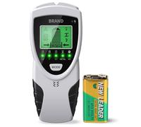 Lorrtta Stud Finder Wall Scanner Professional Wall Scanner & Stud Finder 5-in-1 Multi-Function Detector for Wood, Metal, Live Wires, Pipes, Joists with LCD Screen and Non-Scratch Backing