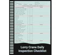 Lorry Crane Daily Inspection Checklist: Pre-Trip Safety & Equipment Inspection Record for Truck Mounted Crane Operations.