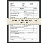 Lorry Crane Inspection Checklist: Truck Mounted Crane Daily Maintenance & Pre Start Inspection Report Book. Ensuring Safe Operations