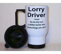 Lorry Driver Definition Travel Mug Novelty Funny Truck Driving Gift