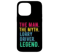 Lorry Driver HGV - Man Myth Legend Retro Case for iPhone 14 Pro Max