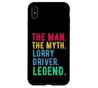 Lorry Driver HGV - Man Myth Legend Retro Case for iPhone XS Max