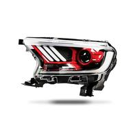 LORSKRD Car Headlight Assemblies For For Ranger 2015-2019 2020 Headlights Assembly Modified Project Lens LED For Mustang Dynamic Daytime Running Lights(LED Red)