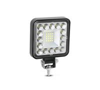 LORSKRD Front Fog Light Lamp 1PCS Led Work Light 14/16LED 42W 48W 63W 96W 6000K 2835 MINI Square Circle Flash White Yellow LED Driving Fog Lamp Bar 12V 24V(32LED 96W)