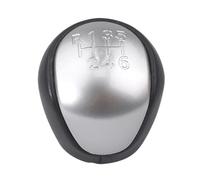 LORSKRD Gear Knob Cover for Kia for Forte for Soul for Cerato for Koup 2009-2013 5 6 Speed Car Shift Gear Knob Manual MT Shifter Lever Head Handball(Silver 6 Speed)
