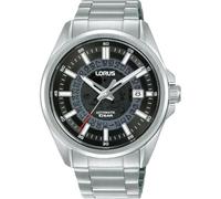 LORUS Automatic Watch, Silver/Black, Silver/Black, Bracelet