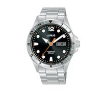Lorus RL459BX9 Gents Automatic Silver Tone Black Day/Date Dial 2 Year Warranty