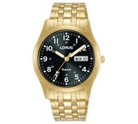 Lorus Classic Day/Date (38mm) Black Sunray Dial / Gold PVD Stainless RXN76DX9