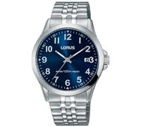Lorus Men Analog Quartz Stainless Steel Watch RS973CX9 with Perpetual Calendar