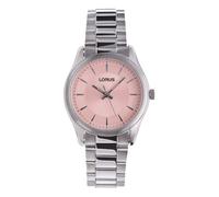 LORUS Damen Analog Quarz Uhr mit Edelstahl Armband,Silber