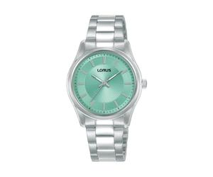 LORUS Damen Analog Quarz Uhr mit Edelstahl Armband,Silber