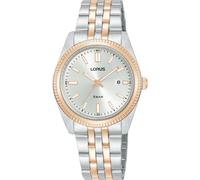 Lorus Damen Analog Quarz Uhr mit Edelstahl Armband,Silber/Blau