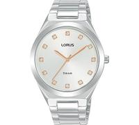 LORUS Damen Analog Quarz Uhr mit Metall Armband,Silber