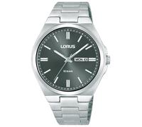 Lorus Dark Grey Sunray Dial Silver Colour Bracelet Watch