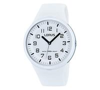 Lorus Fashion Women's Watch Stainless Steel and Plastic with Silicone Strap