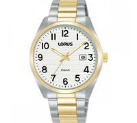 Lorus Gents Classic White Dial Two Tone Stainless Steel Watch