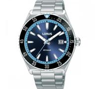Lorus Gents Sports Blue Dial Stainless Steel Watch