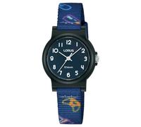 Lorus Junior Gaming Pattern (27mm) Dark Blue Dial / Blue Patterned Nylon