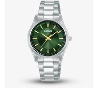 Lorus Ladies Classic Green Dial Stainless Steel Bracelet Watch RG245XX9