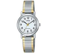 Lorus Ladies Classic Watch with White Dial and Expanding Bracelet RRS79VX5