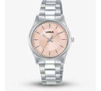 Lorus Ladies Clear Cut Classic Soft Pink Bracelet Watch RG249XX9