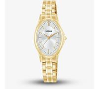 Lorus Ladies Gold Tone Oval Bracelet Watch RRX88JX9