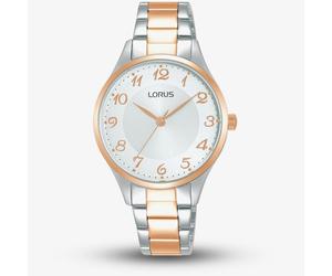 Lorus Ladies Italic Classic Two Tone Watch RG272VX9