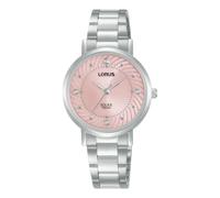 Lorus Ladies Pink Dial Solar Powered Bracelet Watch RY521AX9