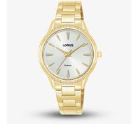 Lorus Ladies Silver Dial Gold Tone Bracelet Watch RG258YX9