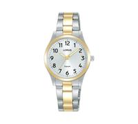 Lorus Ladies Sunray White Dial Two Tone Stainless Steel Watch
