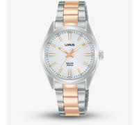 Lorus Ladies Lorus Solar Solar Powered Watch - Two Tone Silver and Rose two tone silver and rose One Size