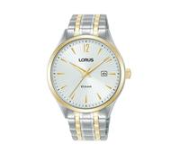 Lorus Men's 41mm White Dial Two-Tone Bracelet Watch