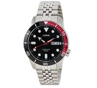 Lorus Men's Analogue Automatic Watch, Black/red, Sports