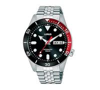 Lorus Men's Analogue Automatic Watch, Black/red, Sports