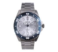 Lorus Men's Analogue Automatic Watch with Stainless Steel Strap RL477BX9, Silver, Standard Size, Elegant