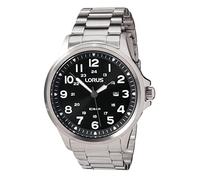 Lorus Men's Analogue Quartz Watch 32025149, Black, Bracelet