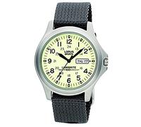 Lorus Military Lumibrite Dial Day-Date Grey Nylon Strap Gents Watch RXF41AX7