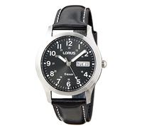 Lorus Mens Black Strap Watch RXN79DX9
