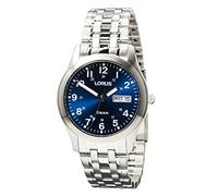 Lorus Men's Analogue Quartz Watch with Metal Strap, Black