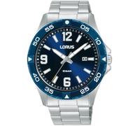 Lorus Men's Analogue Quartz Watch with Stainless Steel Strap, Silver