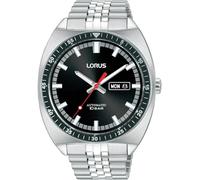 Lorus Mens Automatic Watch Black Dial and Silver Bracelet RL439BX9