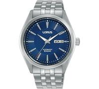 Lorus Mens Automatic Watch with Blue Dial and Silver Bracelet RL485BX9