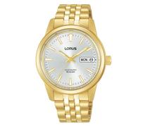 Lorus Mens Automatic Watch with Silver Dial and Gold Bracelet RL406CX9