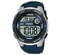 Lorus Men Digital Quartz Watch with Silicone Strap R2395MX9