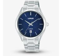 Lorus Mens Classic Blue Dial Stainless Steel Bracelet Watch RH965RX9