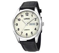 Lorus Mens Lumibrite Dial Leather Strap Watch RJ647AX9