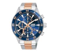 LORUS Men's Quartz Analog Watch with Stainless Steel Strap RM329JX9, Multicoloured, Bracelet