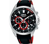 Lorus Men's RT387HX9 Sports 43mm Quartz Watch in Black Lorus Black One Size