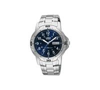 Lorus Men's Silver Stainless Steel Strap Blue Dial Watch RXN51BX-7